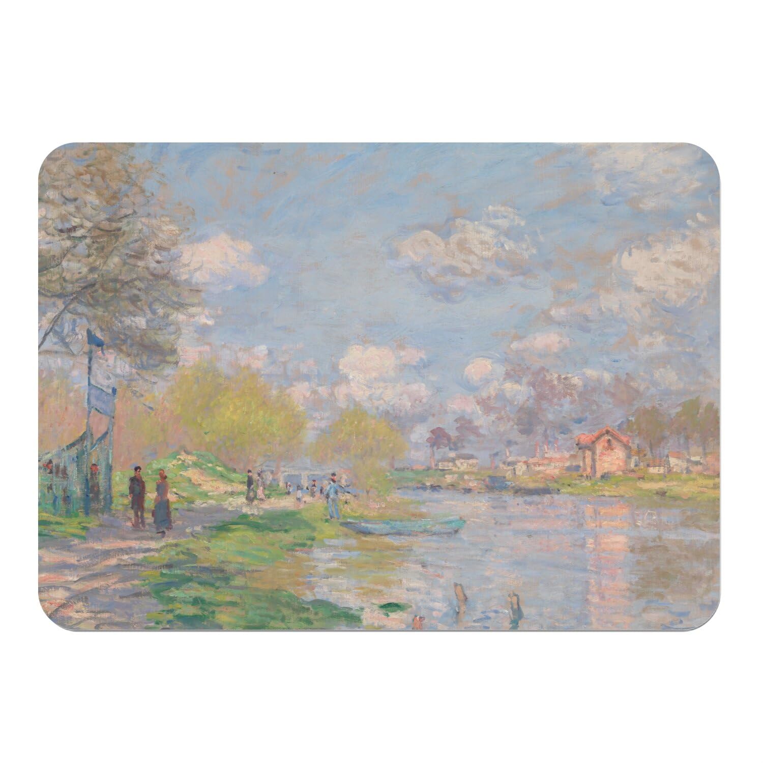 Set de table Monet liège anti-rayure et chaleur grand format 4 pièces