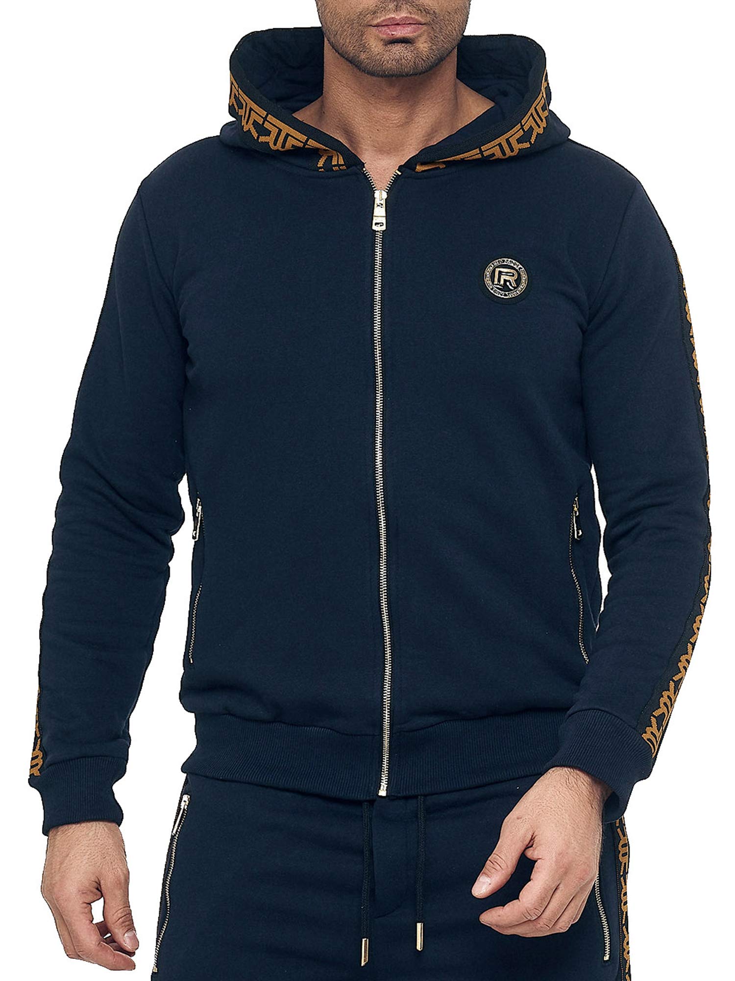 RED BRIDGE Pull à Capuche pour Homme Hoodie Veste de survêtement Fermeture éclair
