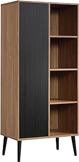 Sauder Ambleside Storage Cabinet, Serene Walnut Finish