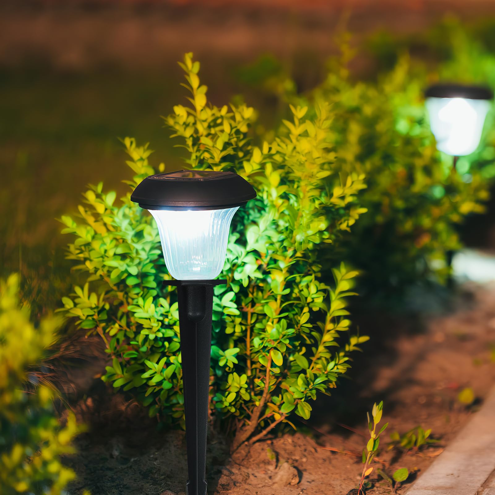 GANAZONO Piquet pour Lampe extérieure：12Pcs Piquets Sol pour Lamp Piquet de Terre pour Les Lampes de Jardin Solaire Lumière Piquets Supports de Sol, pour Jardin Cheminement Paysage Lampe