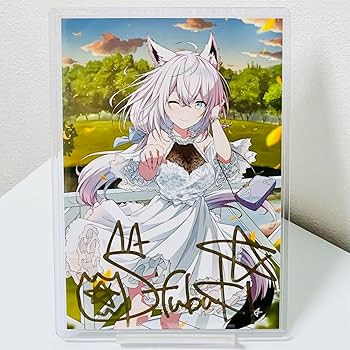 Amazon.co.jp: 白上フブキ 誕生日記念2021 直筆サイン ポスト