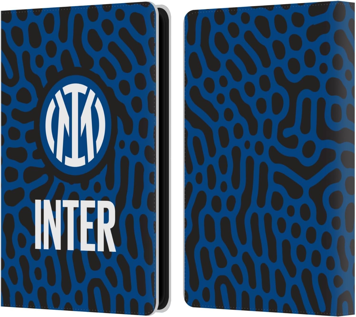 Head Case Designs Officially Licensed Inter Milan Snake Patterns Leather Wallet Case Compatible with Kindle Paperwhite 5 (2021)