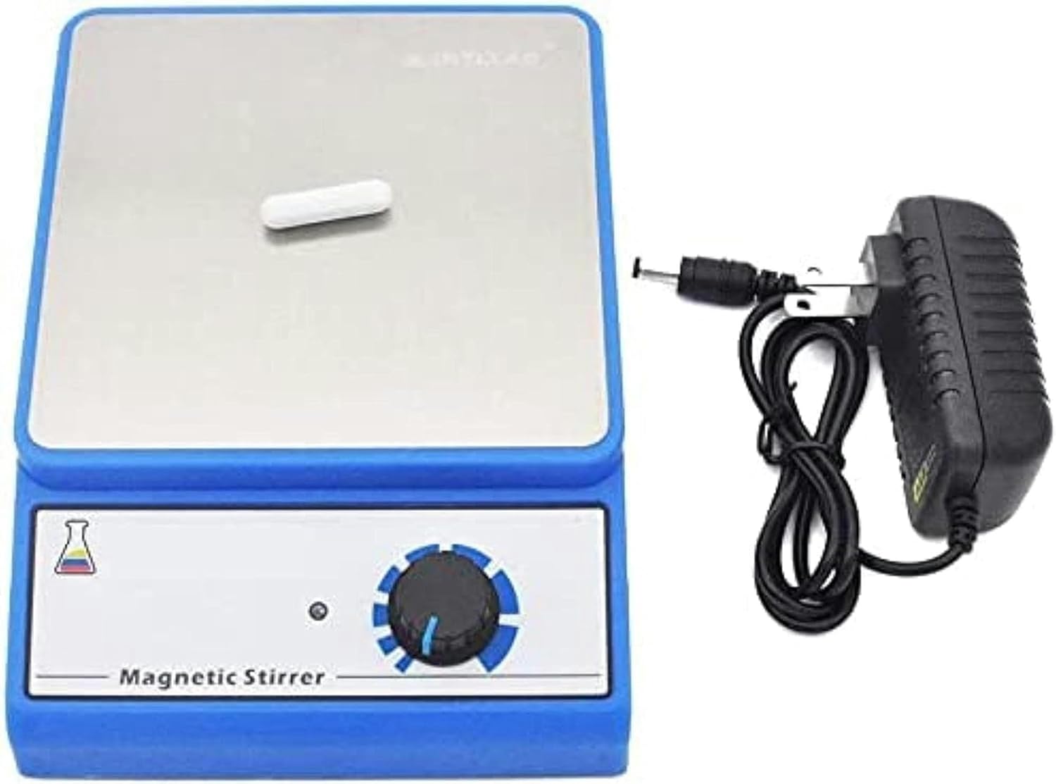 Lab Stirrers Stainless Steel Magnetic Mixer/Magnetic Stirrer, with stir bar (No Heating) Max Stirring Capacity: 3000ml, Used in Chemical, Petroleum, Medicine, Health.