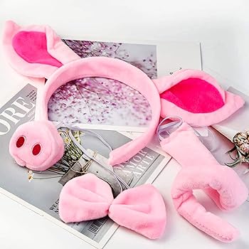 みみたんさま 専用ページ オリジナルアクセサリーセット Amazon.co.jp: Jmkcoz 8ピース 豚の耳 ヘッドバンド 鼻 耳