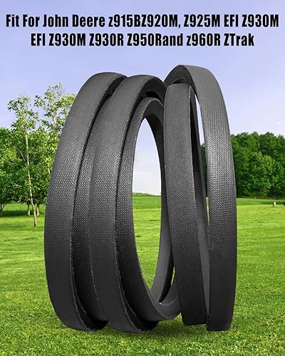 Miniatura 4 de Cinturón de cubierta de 5/8" x 182 1/2" apto para John Deere Z915B Z925M EFI Z930R Z960R ZTrak cortacésped, correa de transmisión de repuesto