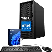 Lenovo ThinkStation P2 Tower Business Workstation 10-core Intel Core Ultra 5 225 4.9GHz 16GB DDR5 1TB SSD Wi-Fi 7 Support 3-Display 4K HDMI 2X DP Wired KB & Mouse Windows 11 Pro
