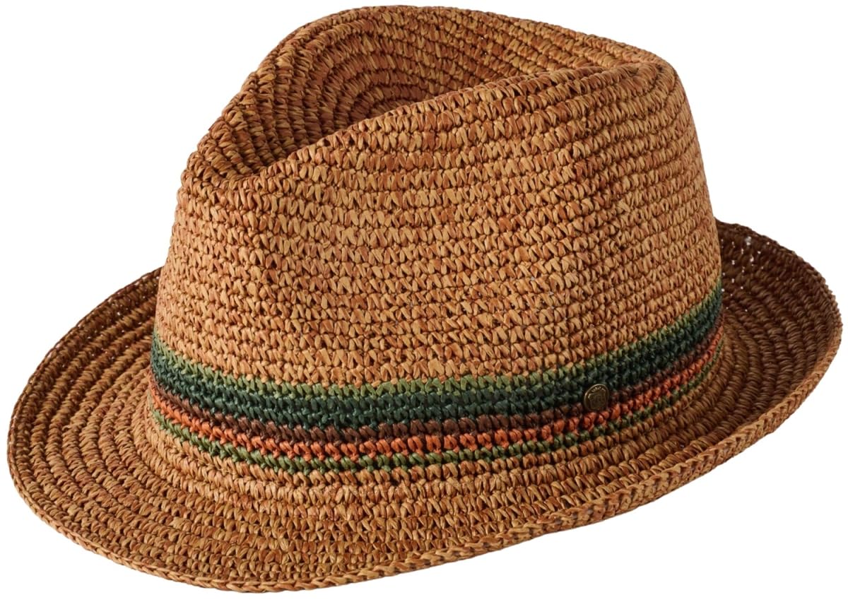 Failsworth Unisex Bronze Santo Paper Straw Trilby Hat - Xl (61Cm)