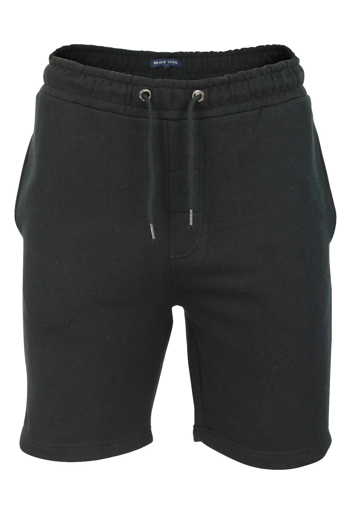 BRAVE SOUL Men's Jogger Shorts (Black) L
