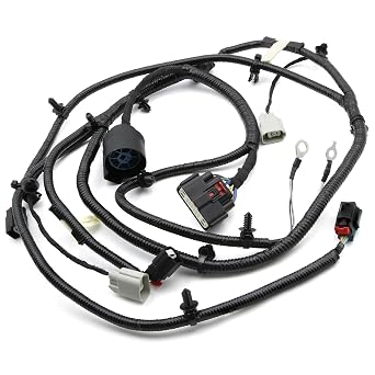 Rear Bumper Trailer Tow Wiring Harness w/Parking Reverse Aid Fit for F-150