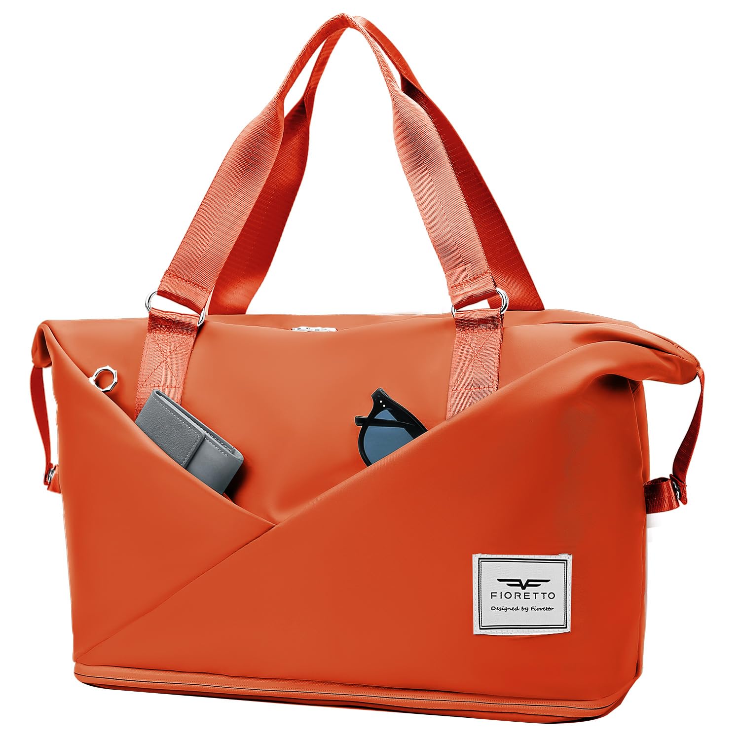 GSG SINCE 1998 Women's Expandable Travel Duffle Bag with Laptop Compartment - Water-Resistant Gym Bag, Weekend & Overnight Bag with Shoe Compartment & Wet Pocket