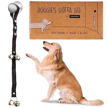 Doggie's Gotta Go Potty Bells/Dog Doorbell for House Training - Now With LOUDER Bells