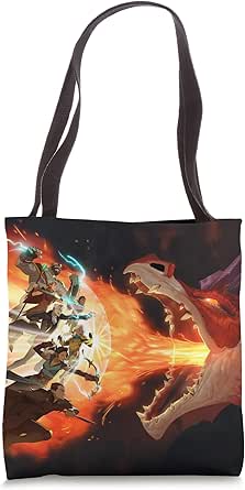 Amazon.com: The Legend of Vox Machina - Fight Scene Tote Bag : Clothing