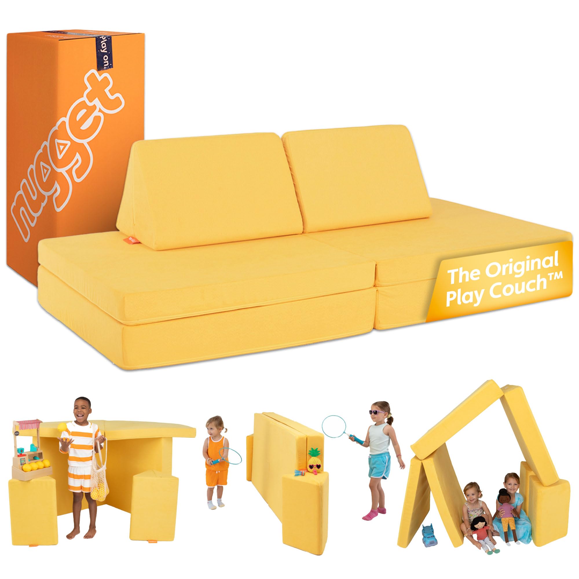 Nugget - The Original Play Couch for Kids - Modular Foam Children's Sofa
