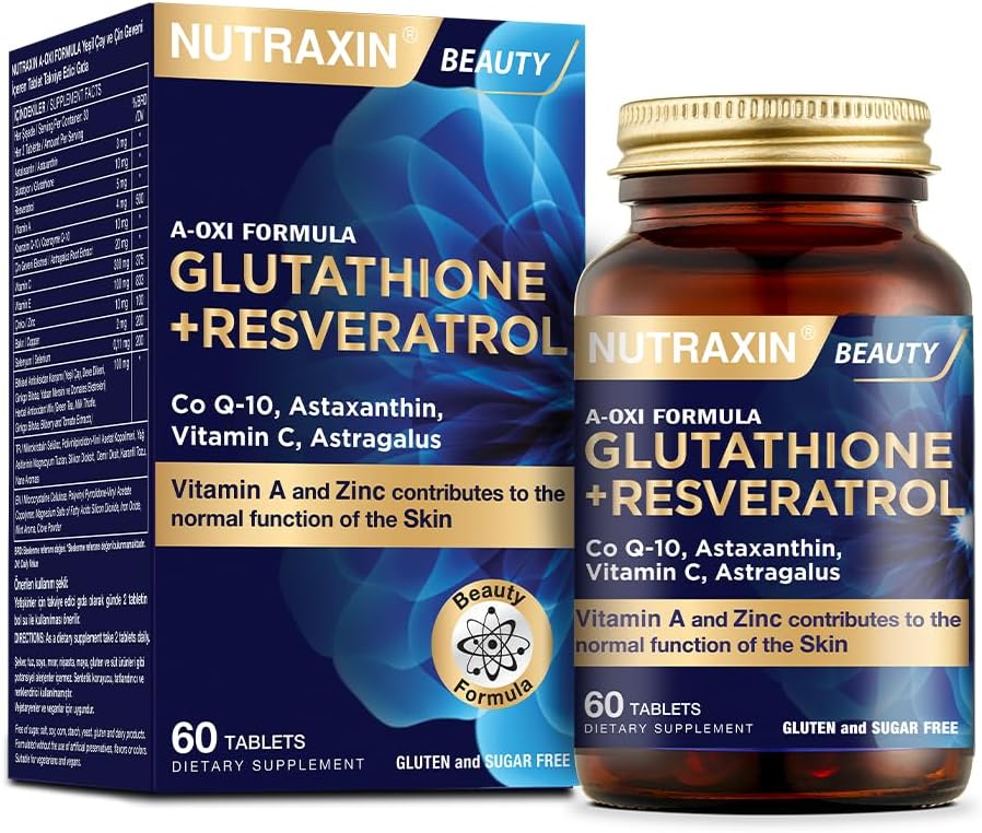 A-OXI FORMULA GLUTATHIONE + RESERVATROL 60 TABLETS