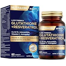 Nutraxin Plus A-Oxi Formula Glutathione + Astaxanthin 60 قرص مكمل غذائي