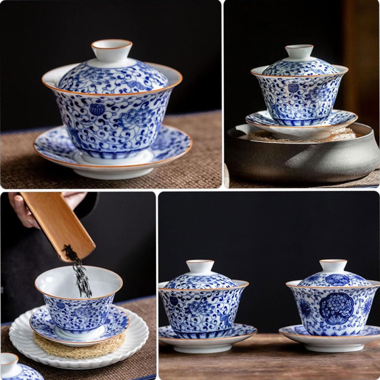 Teeschale 1 Set Klassische Teetasse Teehaus-Teetasse Keramik-Terrine Teetasse für Sammler Feiertags-Kollegen