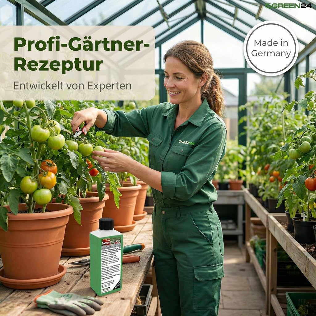 GREEN24 Nawóz do Pomidorów, Papryki i Chilli, Płynny Premium z Profesjonalnej Linii