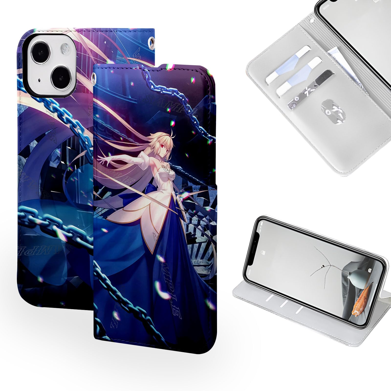 Amazon.co.jp: fate スマホケース iphone x/xs ケース 手帳 型