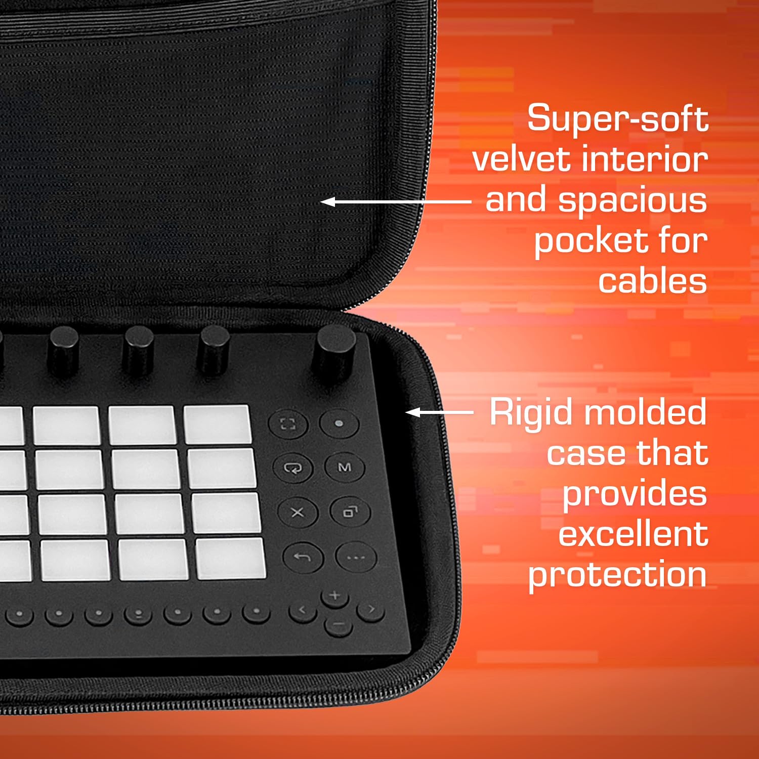ANALOG CASES Ableton Move Case - Custodia rigida compatta da viaggio PULSE su misura