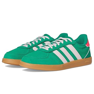 adidas Kids Breaknet Sleek Shoes Kids Shoes Court Green/Clear Pink/Lucid Pink