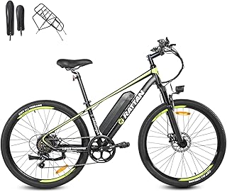 Rattan 350W Electric Bike, 45+ Miles Ebike, Buy Electric Bike, 48V 10.4AH Removable Battery Mountain Ebike HD Smart LCD Diaplay Ebike for Adults 7-Speed Shifter Electric Bicycles