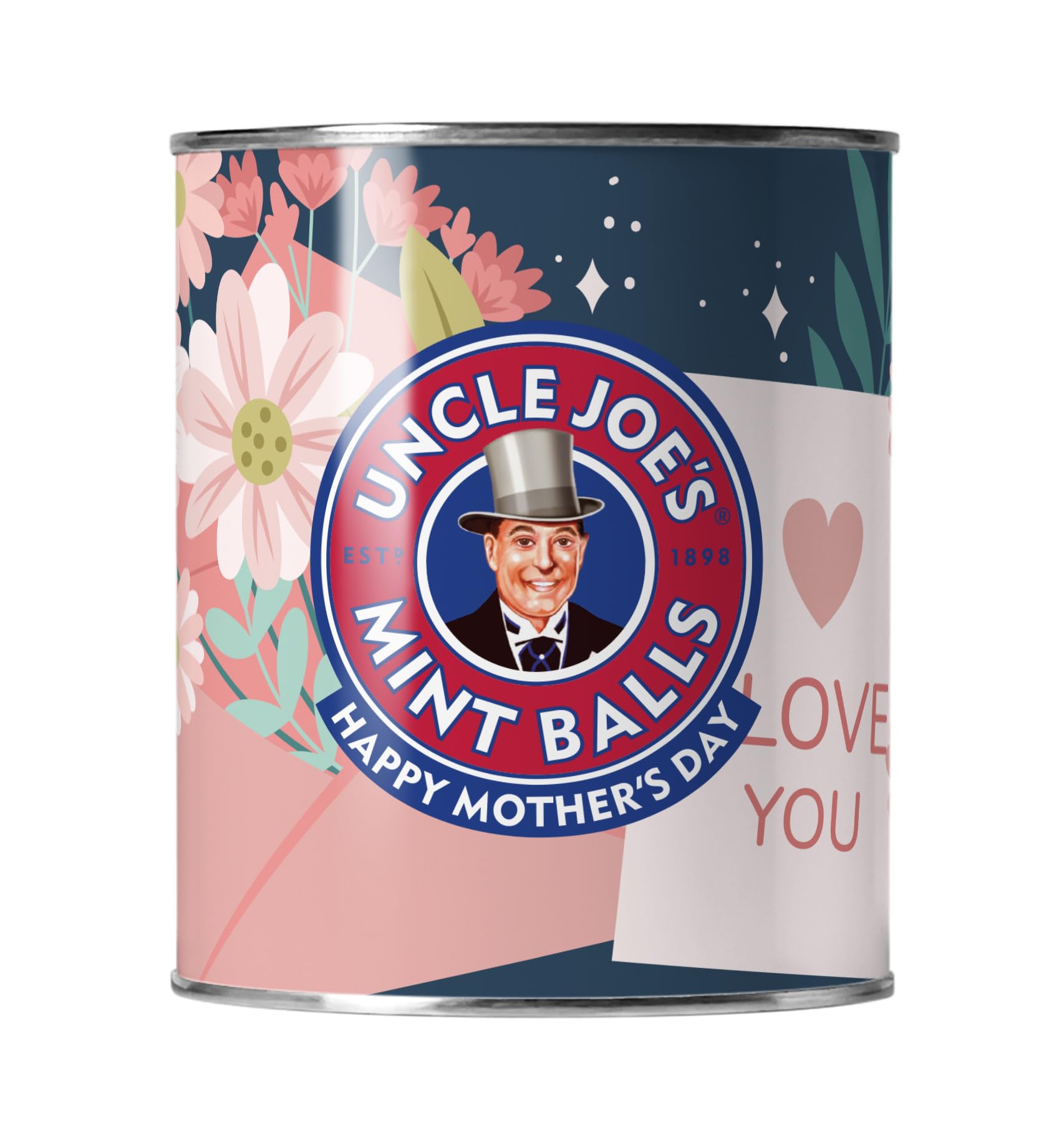 Uncle Joe's Mint Balls 120g Happy Mother's Day Tin