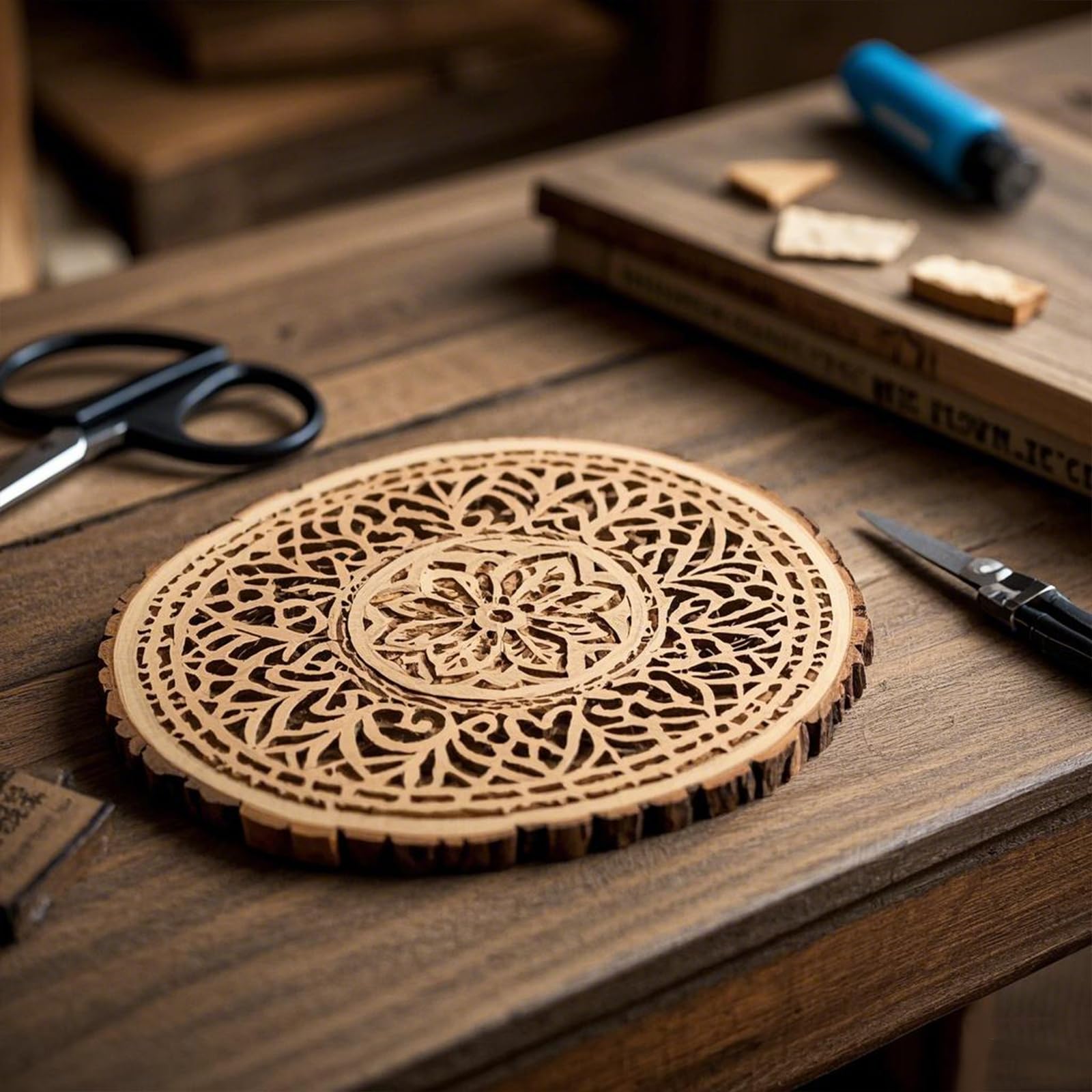 FUNSUEI 80 pezzi 9-10 cm fette di tronco, 1 cm di spessore, dischi di tronchi di legno, cerchi in legno non finiti per arte, artigianato fai da te, ornamenti di Natale, senza buco