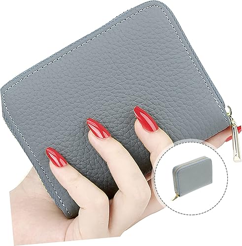 Miniatura 9 de 4 unids cartera titular billeteras de hombres cuero original Carteras para hombres de cuero original moneda contenedor cremallera diseño tarjeta