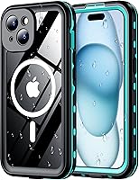 Vista 19 de Red2Fire Funda impermeable para iPhone 16, protector de pantalla integrado y protector de cámara, compatible con MagSafe, cuerpo completo a prueba