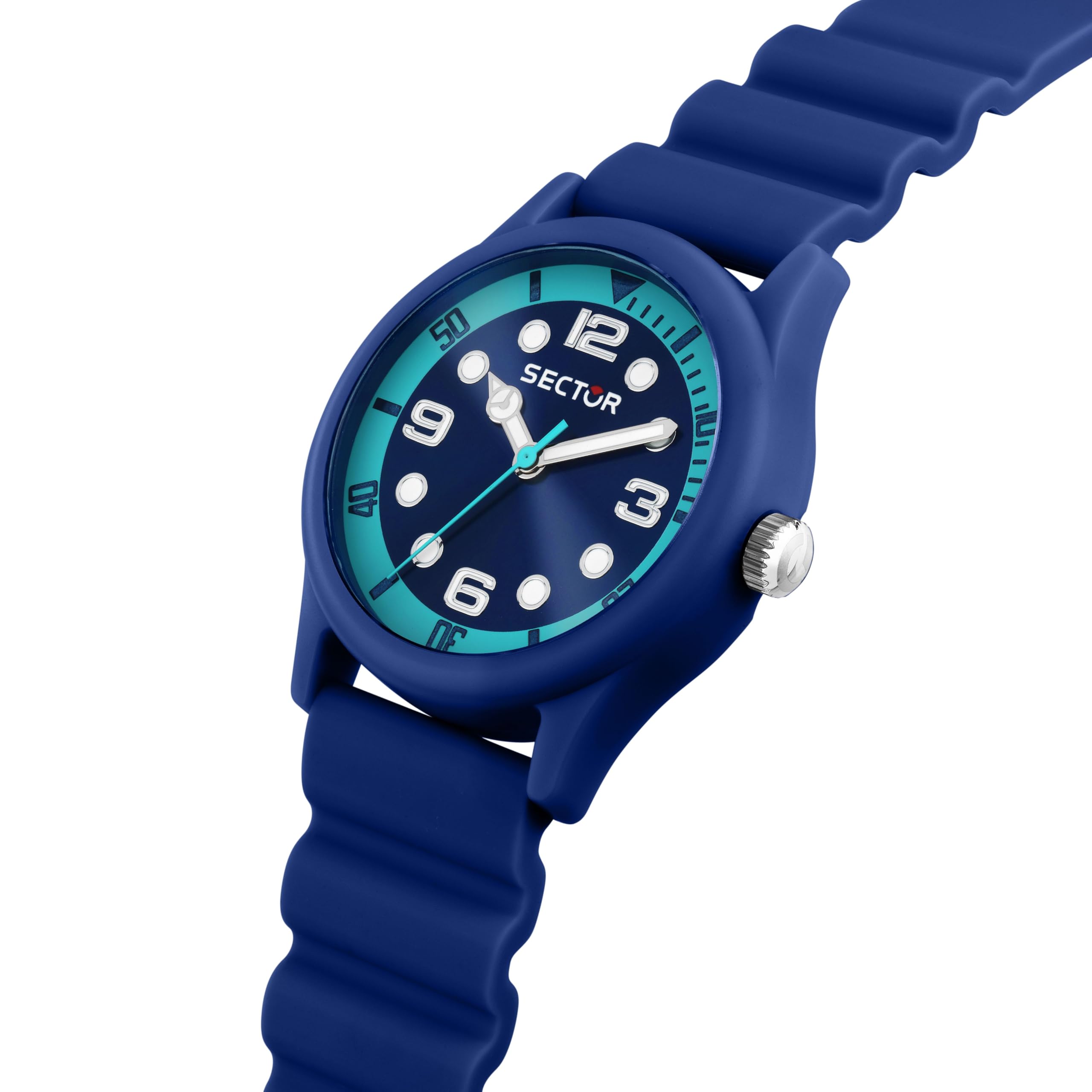 Sector No Limits Orologio Uomo, Solo tempo, Analogico, 41 mm, Collezione H2O, Silicone
