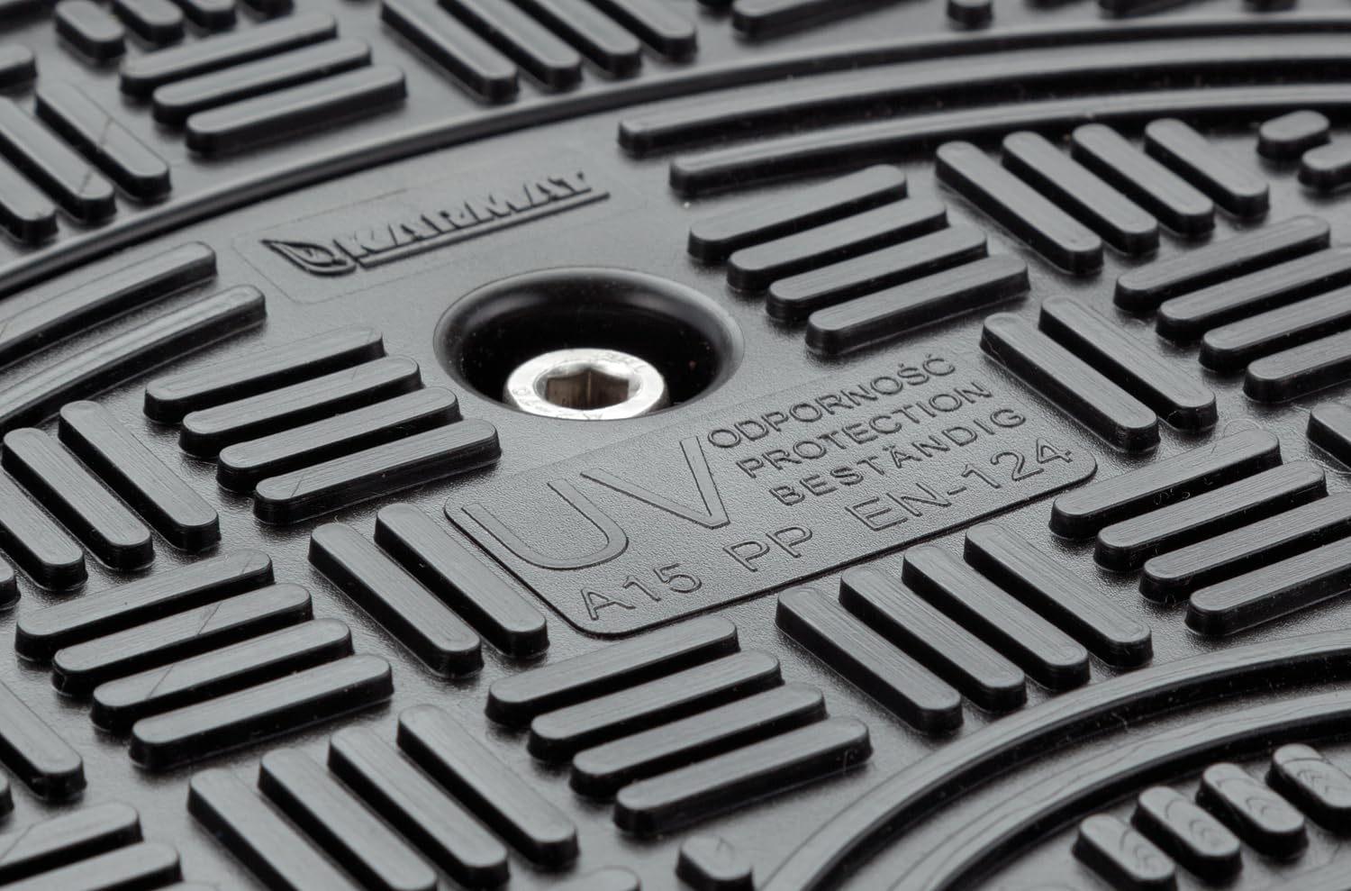 Schachtsystem Set - Kontrollschacht DN 315 - PVC Kunststoffrohr, Schachtböden gerade, 0,5 m Rohr, Deckel Voll Viereckig, Höhe 78 cm, Breite 76,5cm - 2x DN 110-2 x Reduzierung 160/110