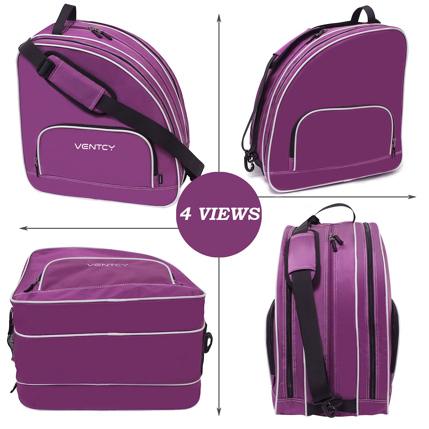 Rollertasche für Schlittschuhe, Skating, Skating, Skating, für Größe 28-45 (EU)
