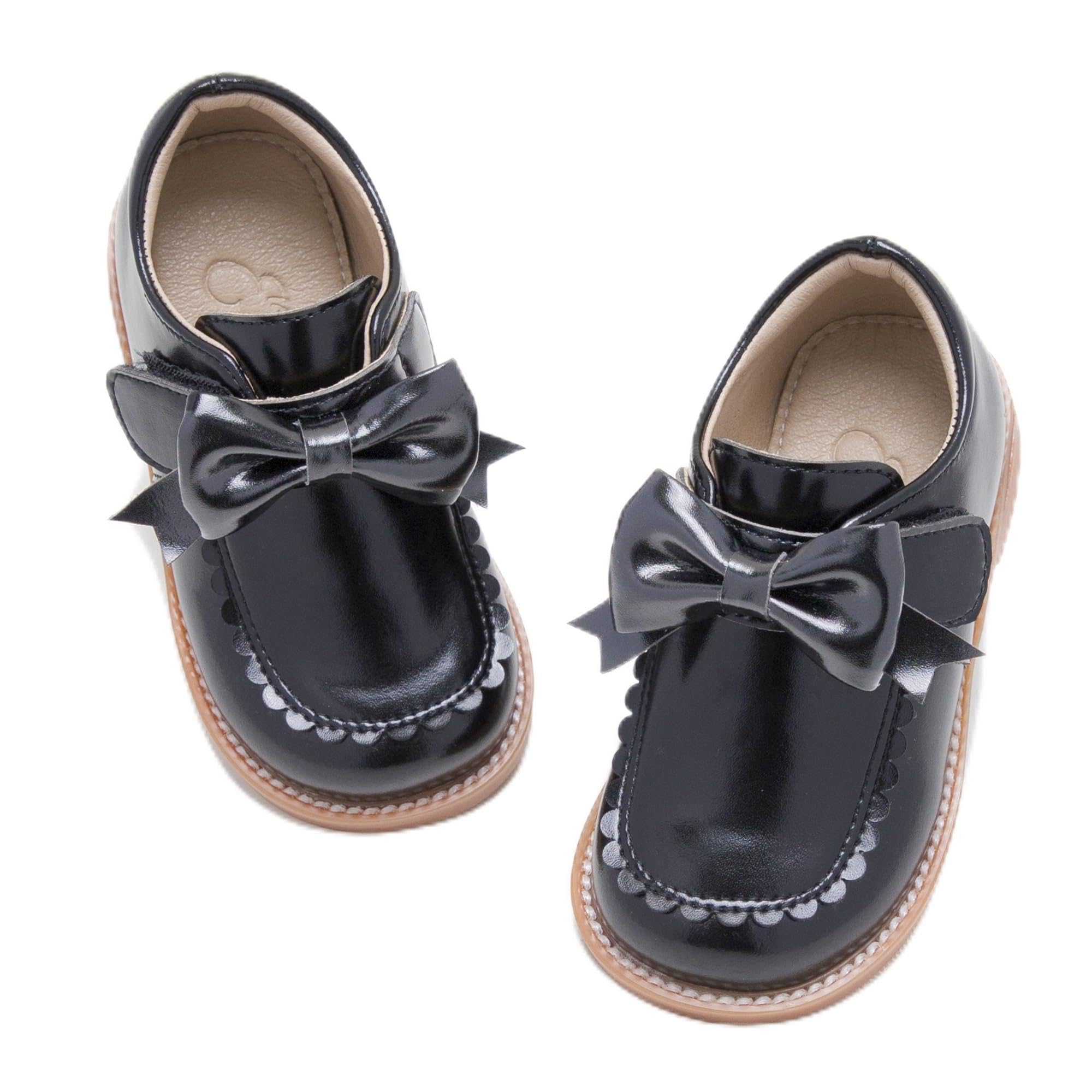 ESTINE Toddler Kids School Uniform Oxford-Little Girls Dress Party Shoes