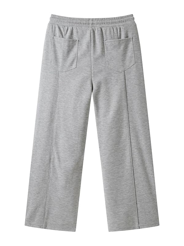 JMIERR Men Wide Leg Baggy Sweatpants 2026 Lounge Travel Pants Outfits Fall Fashion Summer Joggers, XL, Light Grey by JMIERR - Used condition - Image 13