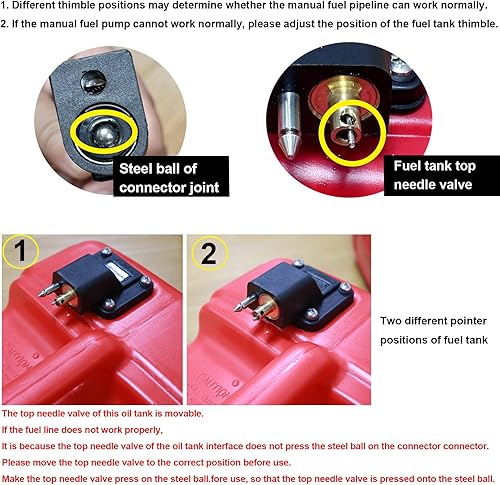 Miniatura 2 de Taiss Manguera de línea de combustible para motor de barco de 6.56 pies, bombilla de cebado fuera de borda, identificación de 5/16 pulgadas (0.315