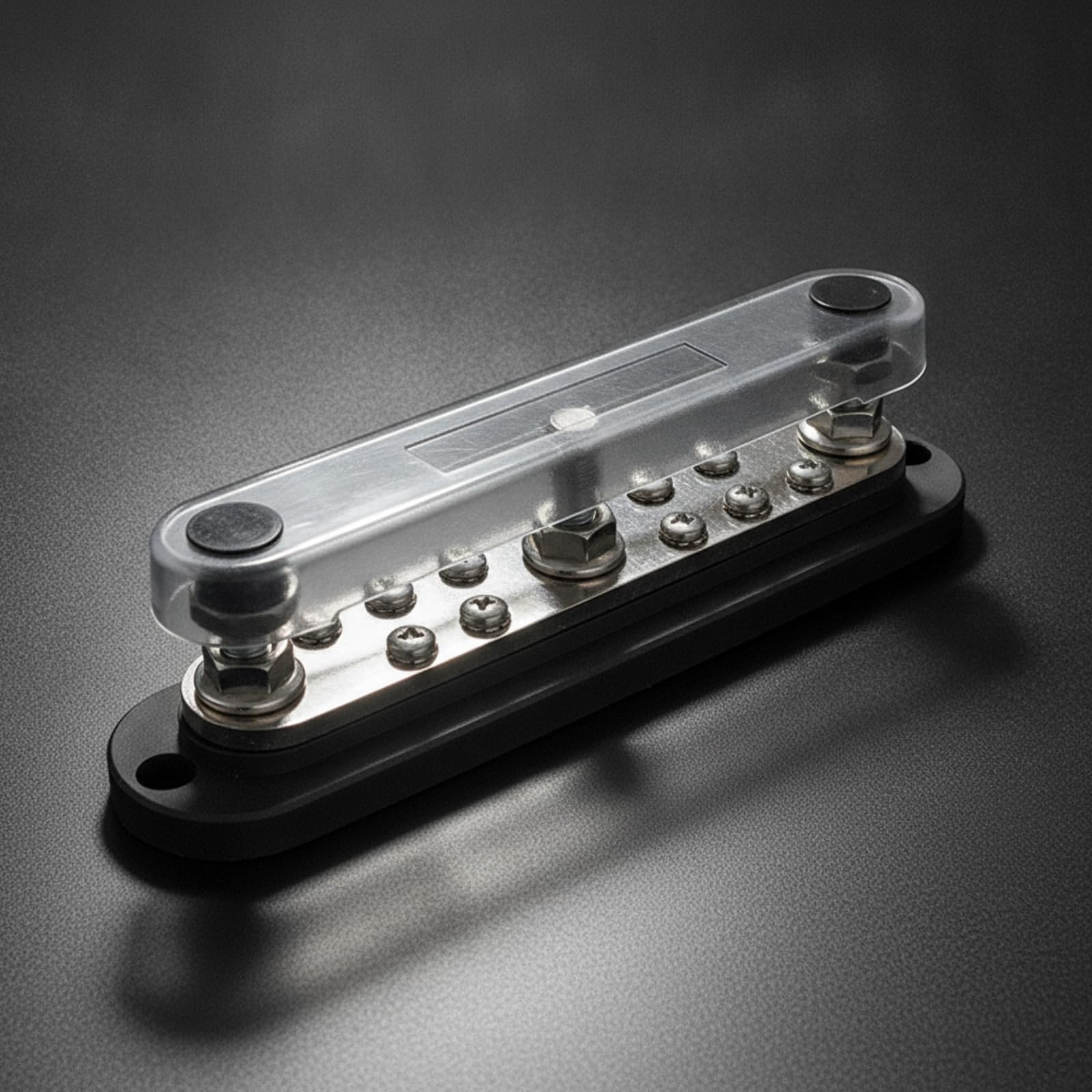 Colectora con Cubierta Ampliable | Protector, Bloque Terminales con Tornillos, para Botes, Rojo