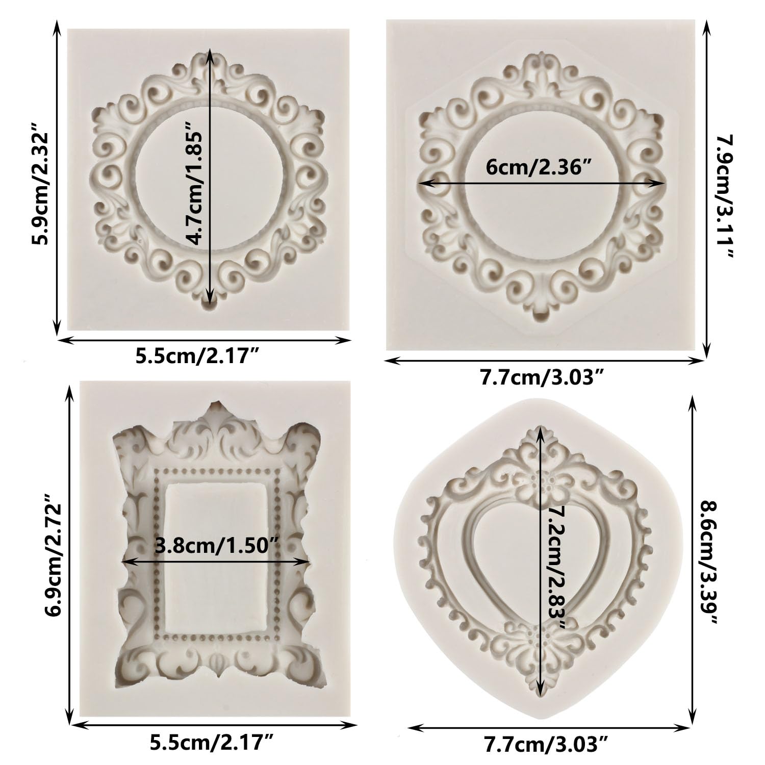 Sijiangmold Eenhoorns, Pegasus siliconen vorm fondant vormen barok
