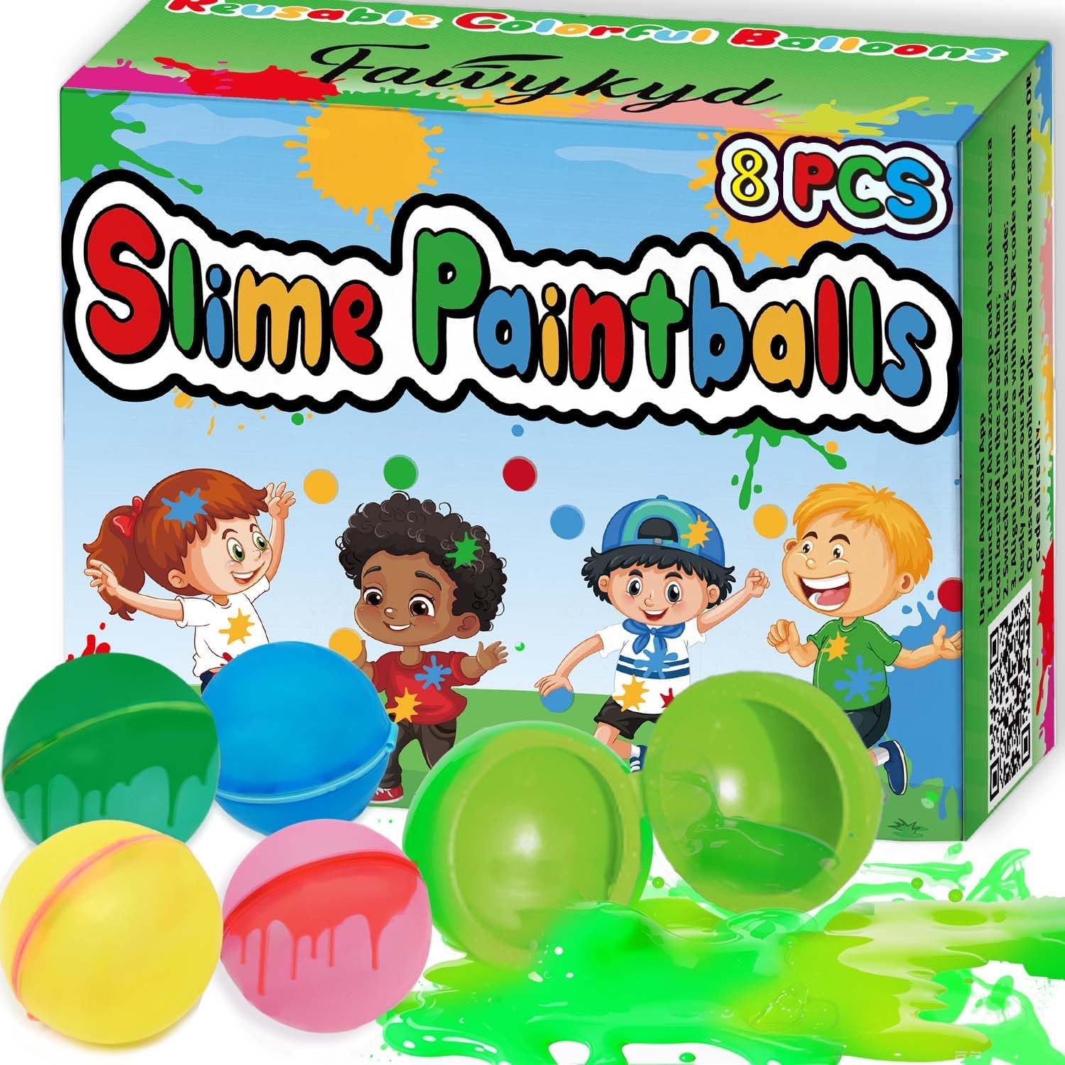 再利用可能な水風船ぬりえバルーン面白いスライムゲーム。