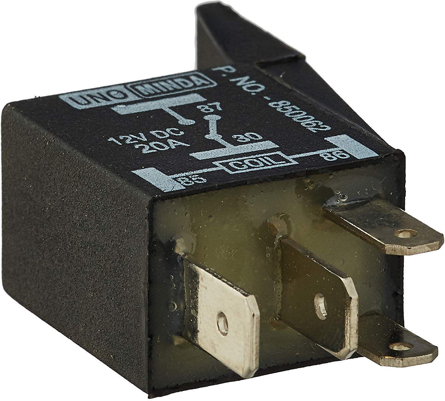 UNO MINDA 850062 Headlight Relay - 12V/ 20A - 4Pin - with Bracket