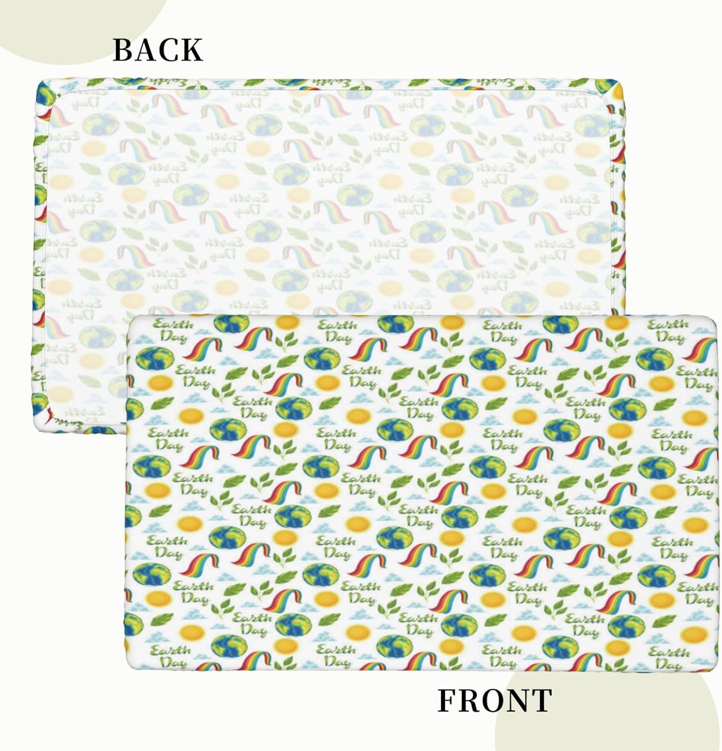St. Patrick's Day Rectangle Fitted Table Cover, Tables Cloth Washable Elastic Edge Tablecloths for Kitchen Dining Party Outdoor Picnic, Style 53, Fitted for 96x30 Inch Rectangular Table