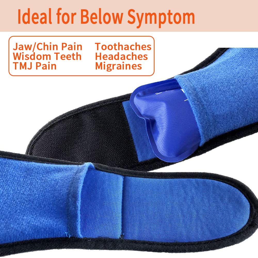 Buy Jaw Ice Pack for Chin, Head, and Face Hot and Cold Gel Pack for