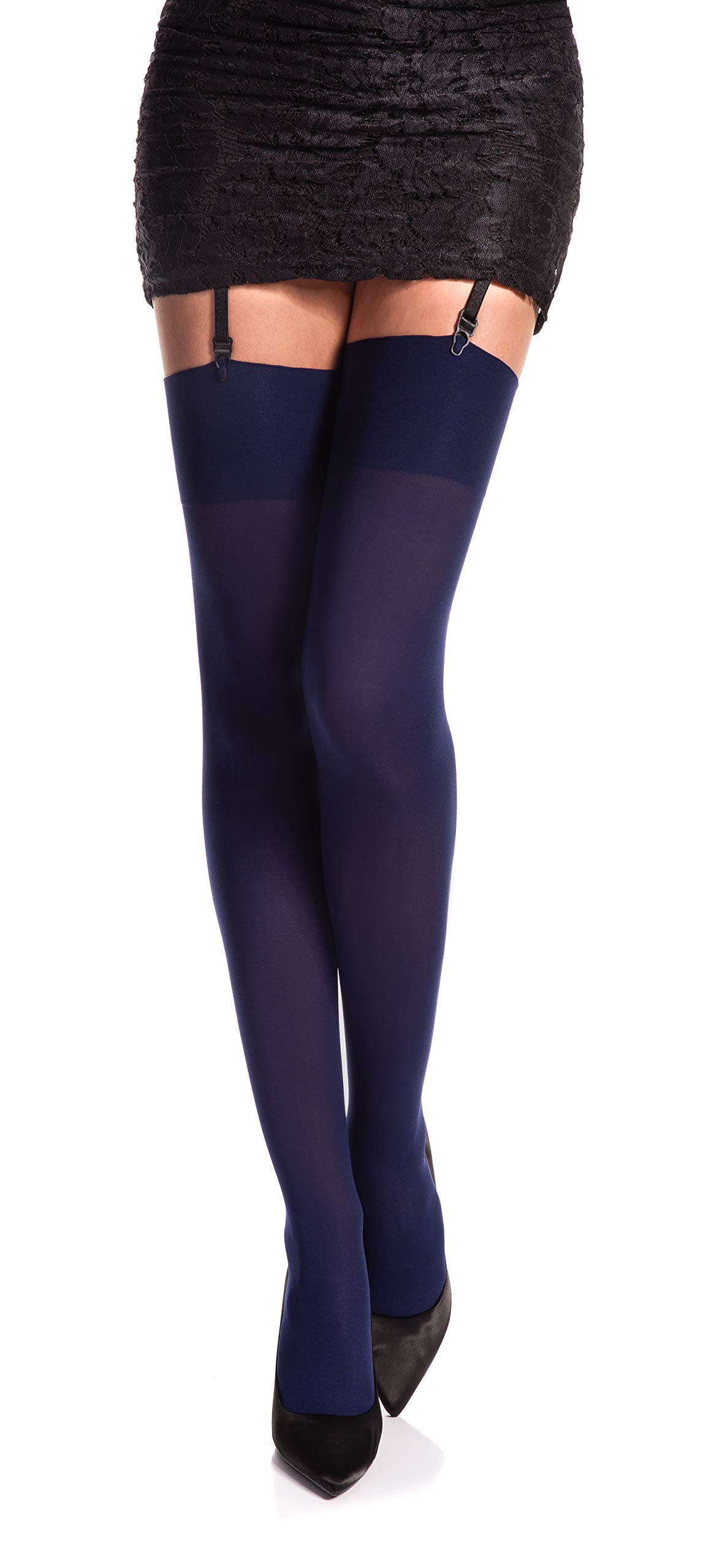 Romartex Stockings 40 Denier Opaque Plain, S, dark blue
