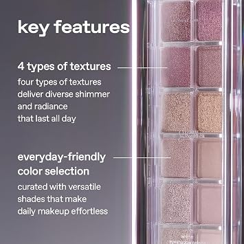 glow anime eyeshadow palette #fullmoon | 12color highpigment multifinish palette | wearable timeless sparkly essentials | blendable matte, shimmer, metallic | smooth longwear formula | 0.33 oz