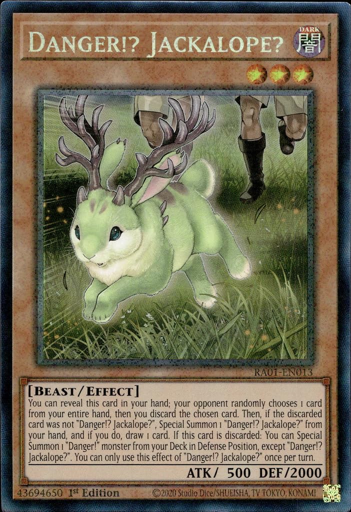 Amazon.com: Yu-Gi-Oh! Danger!? Jackalope? (PCR) - RA01-EN013