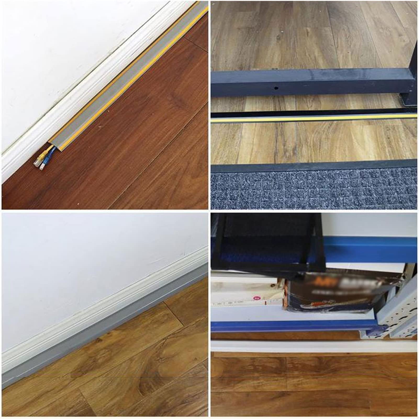 Canalina Per Cavi Piccola Autoadesiva | 3.2m Totale, Bianco | Per Nascondere Cavi In Casa/Ufficio - Foto 3