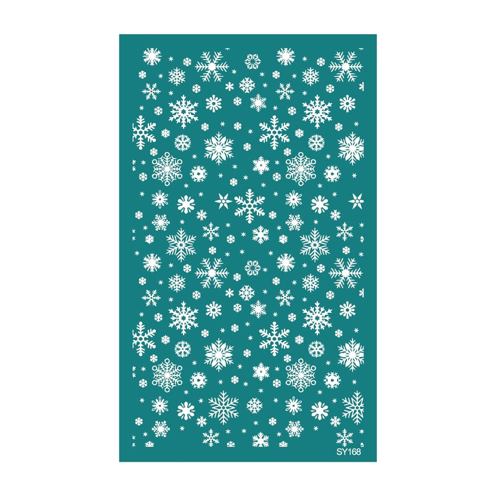 Kalttoy Christmas Silk Screen Stencils Snowman Screen Printing Stencils Earrings Transfers for Home Decoration Snowflake Earrings Silk