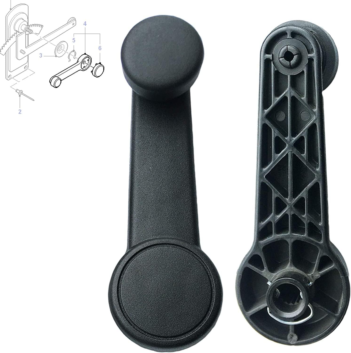 Chromotive Genuine Window Winder Handle for Ford Transit, Connect