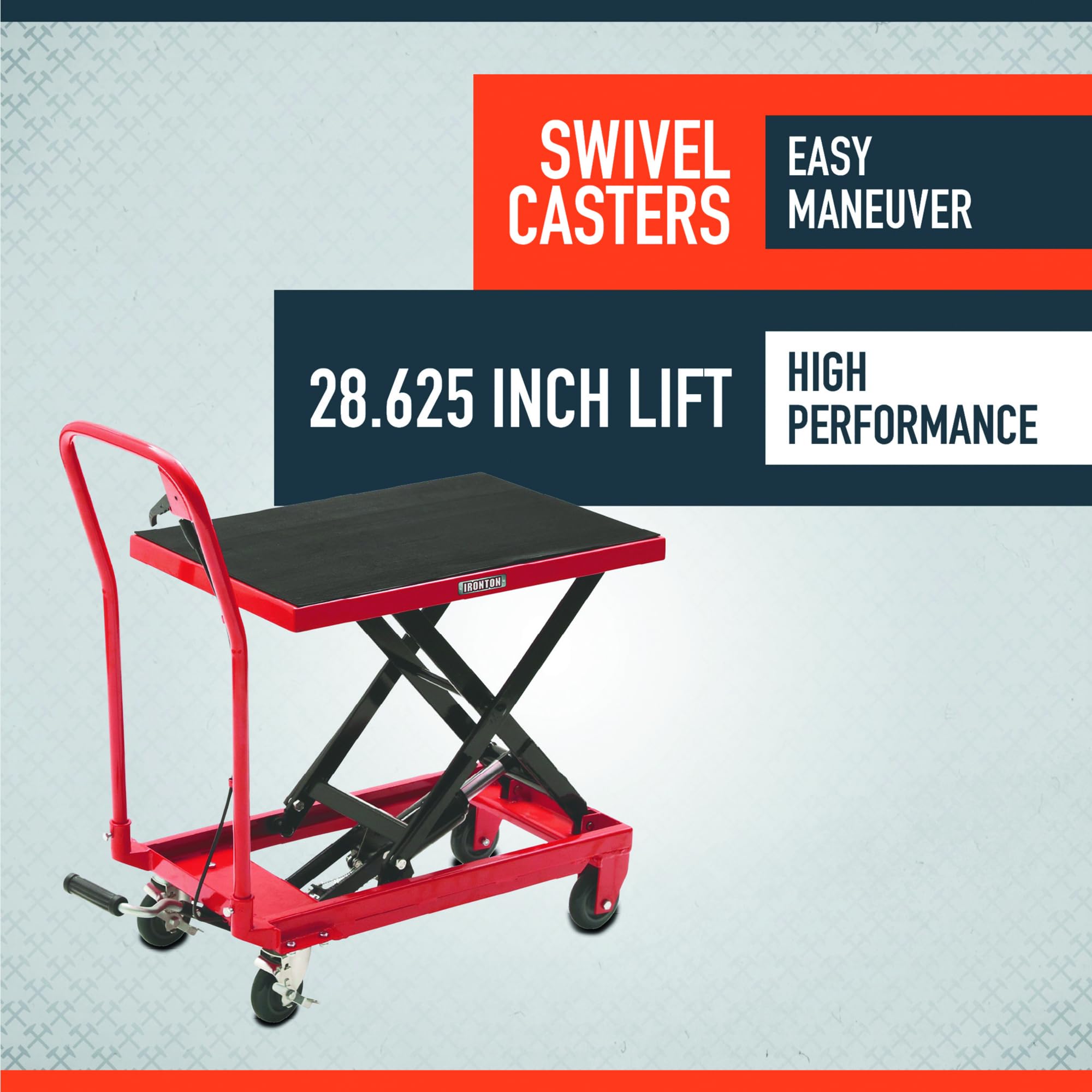 Hydraulic Lift Cart 500LBS Hydraulic Lift Table Cart,