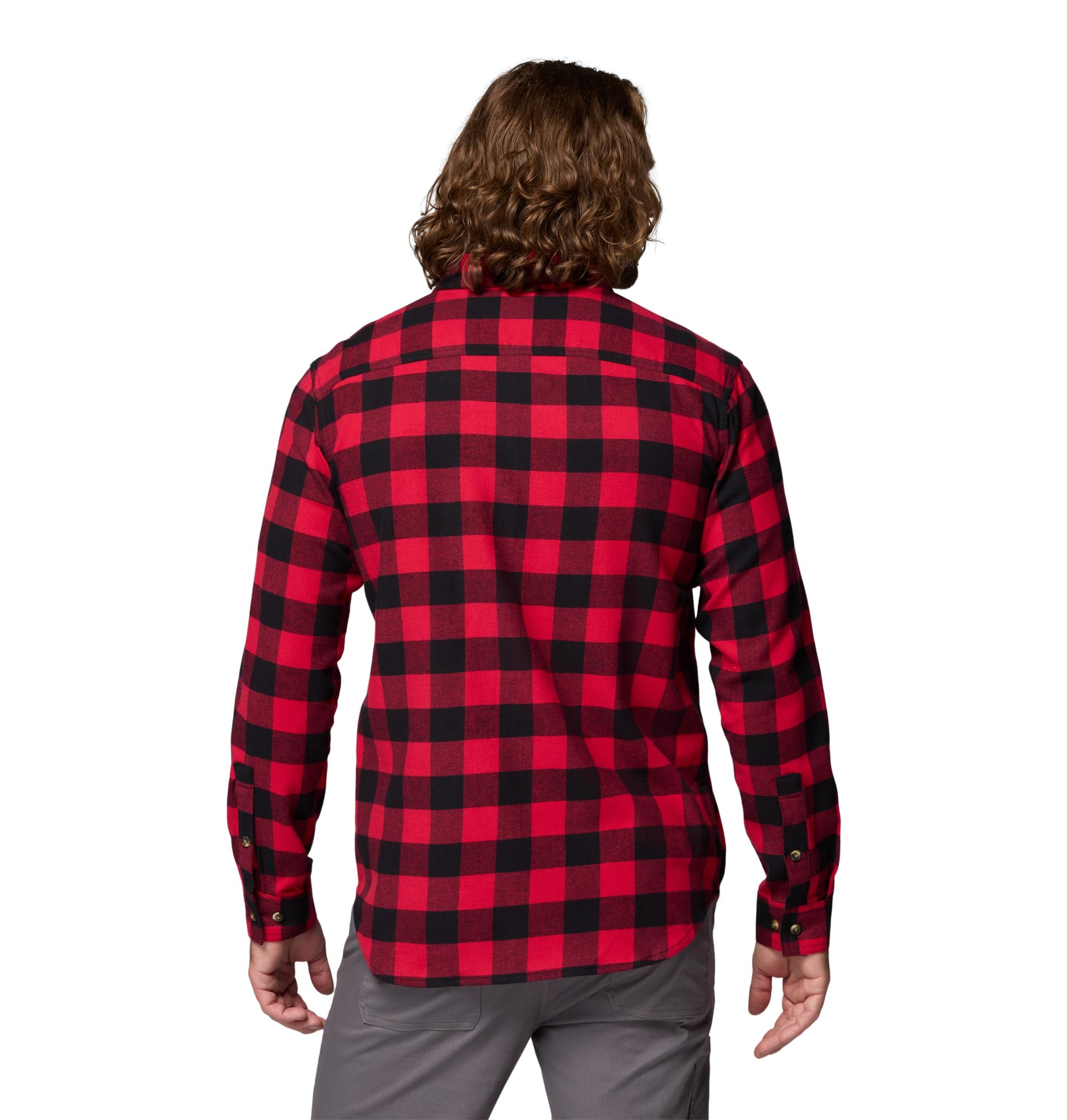 Image secondaire de Chemise à Boutons Columbia Cornell Woods en Flanelle à Carreaux Rouge pour Homme - Taille XL