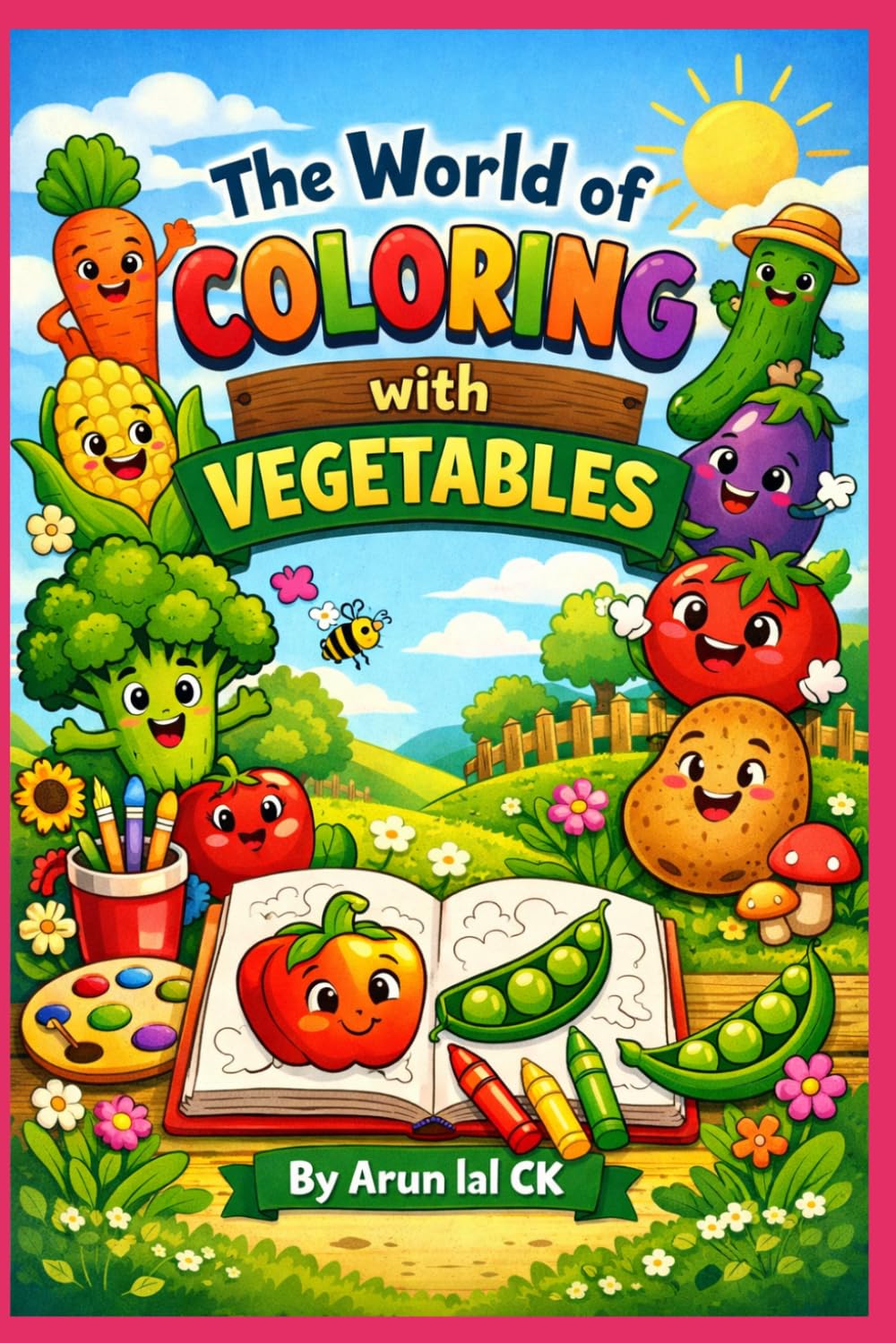 The World of Coloring with Vegetables: The colorful world of vegetables in a playful and engaging way